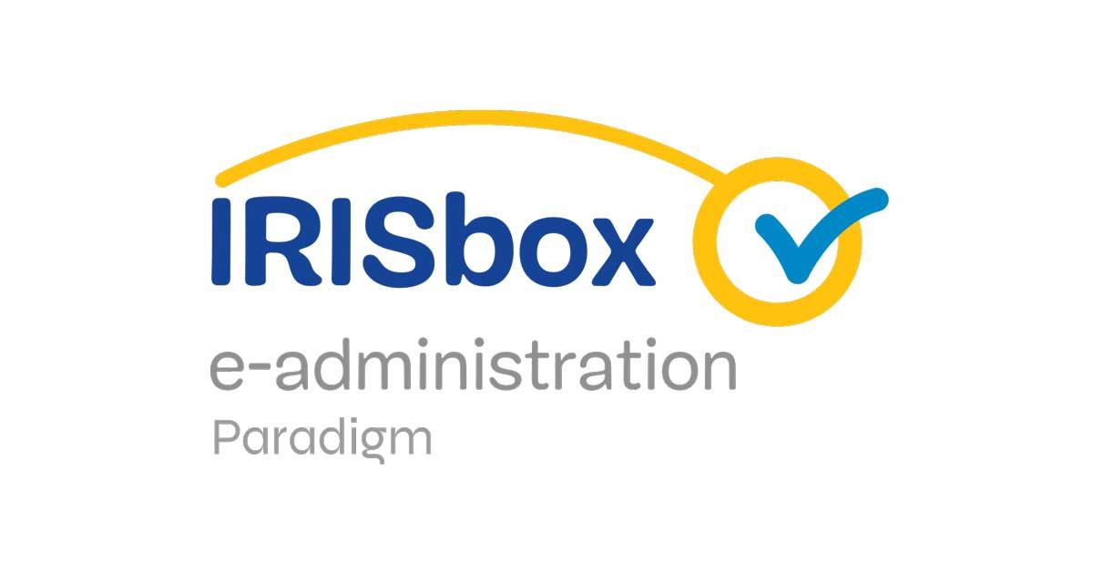 Logo van IRISbox, het elektronische loket van het Brussels Hoofdstedelijk Gewest